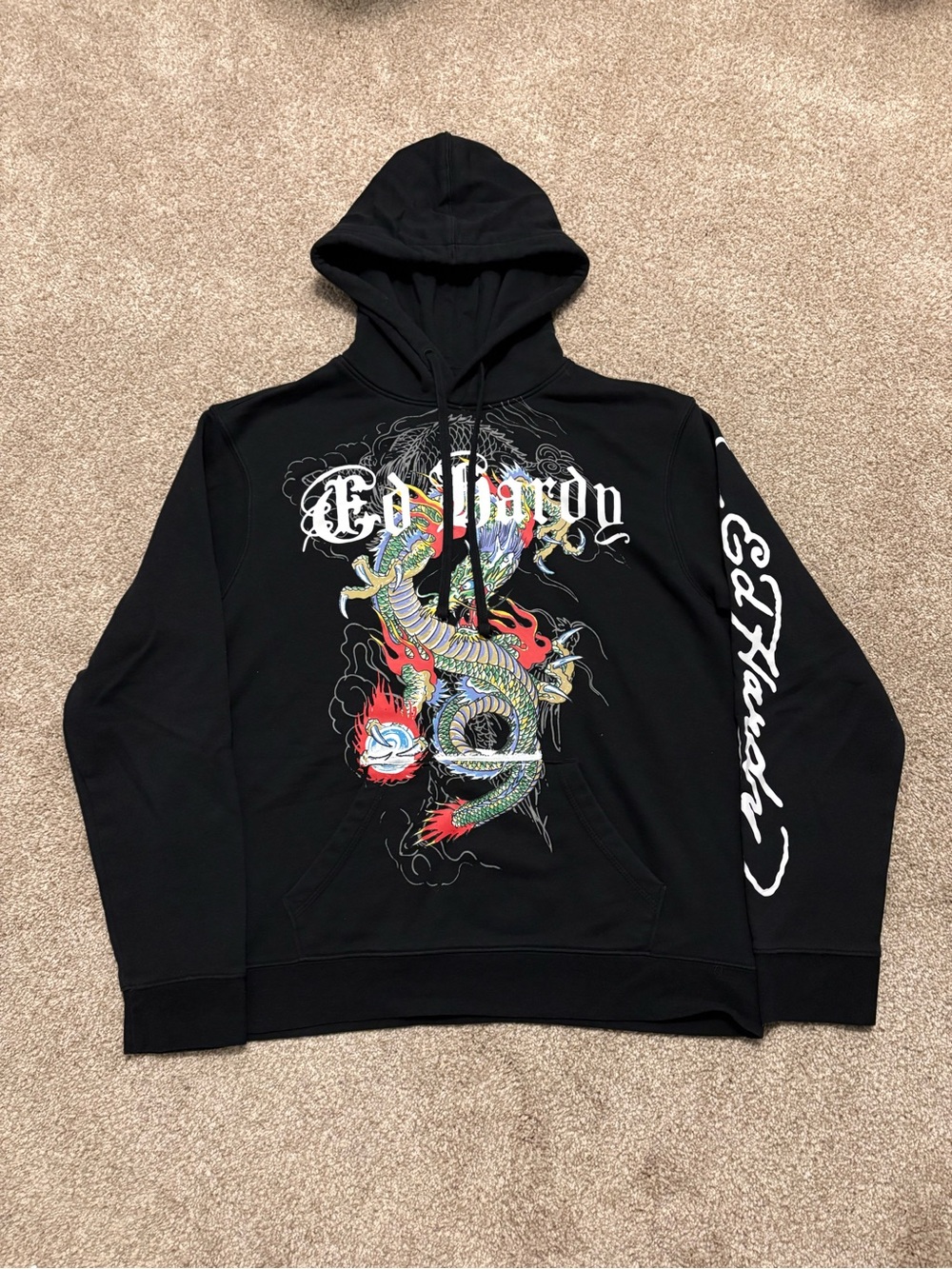 Ed Hardy Graphic Hoodie